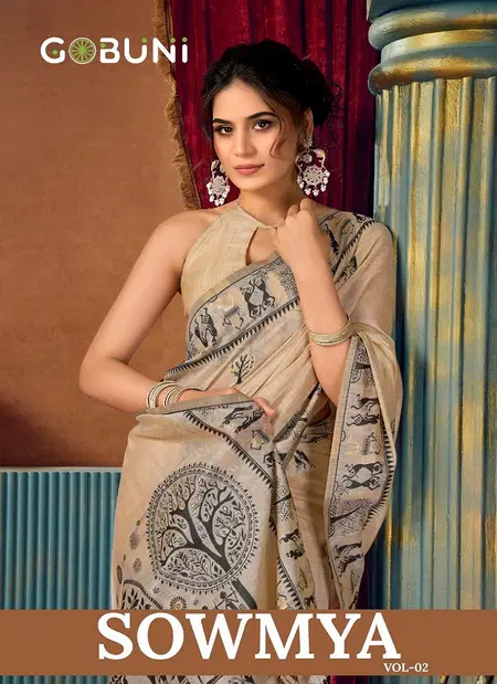 Sowmya Vol 2 By Gobuni Modal Worli Work Saree